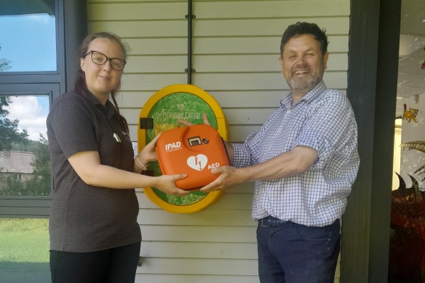 We have a new defibrillator!